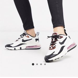 Nike Air Max 270 React cream and tortoise sneakers